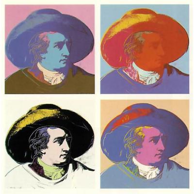大芬村复刻 Andy Warhol《Goethe》大幅油画 ...