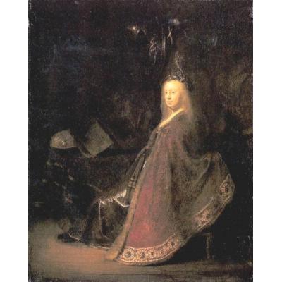 大芬村油画工作室《矿神女神米内瓦》油画复制品 | 伦勃朗巴洛克神话油画 | 高品质家居与艺术空间装饰