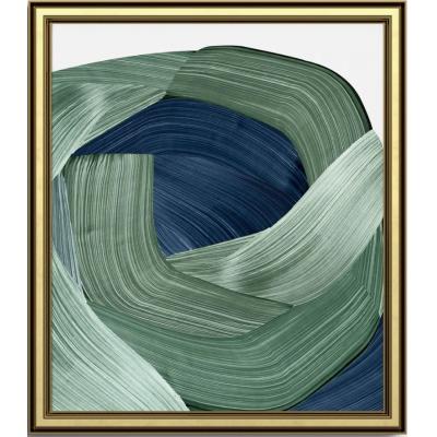 现代抽象油画，鸟巢  大芬村油画